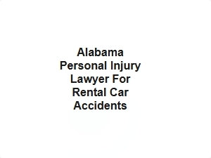 Alabama Rental Car Accident Legal Rights